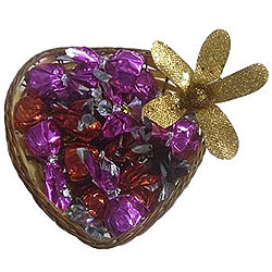 Heart Shaped Pack of Assorted Homemade Chocolates
