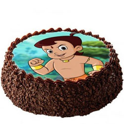 Tasty Chota Bheem Photo Cake for Kids