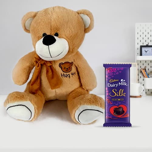 Exciting Teddy with Chocolate for Kids