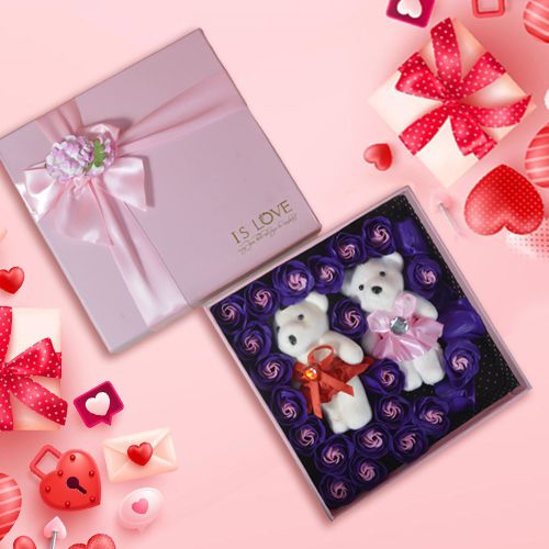 Roses N Cuddles Gift Box