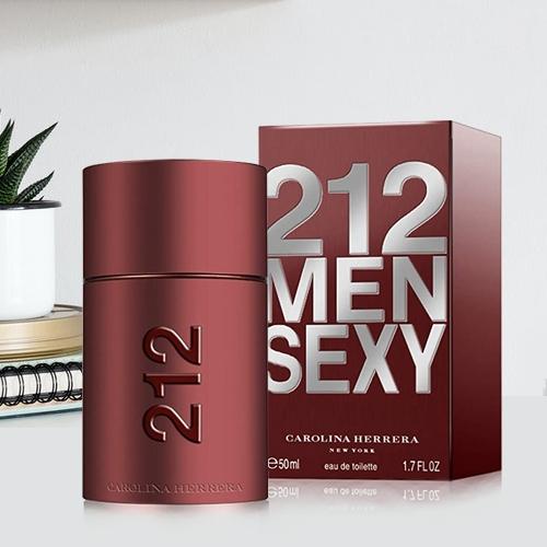 Charming Gift of Carolina Herrera 212 Sexy Men Eau de Toilette for Ladies