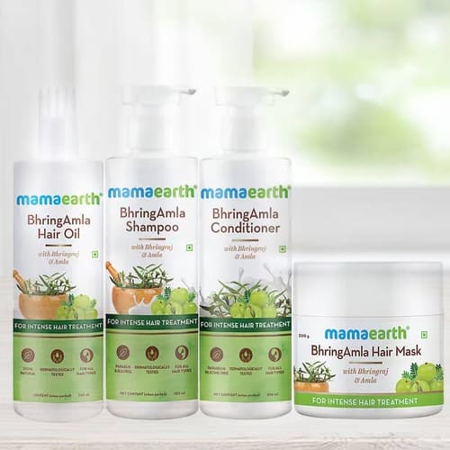 Natural Mamaearth BhringAmla Hair Care Kit