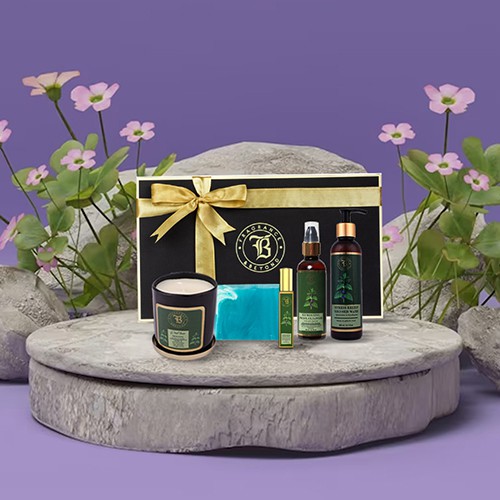 Exclusive Fragrance N Beyond Spearmint Gift Box with Candle