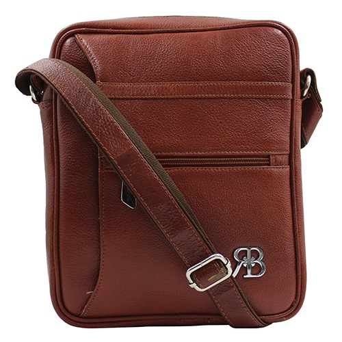Stylish Gents Multi Utility Leather Sling Bag