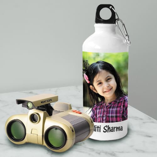 Exclusive Personalized Photo Sipper with Binocular