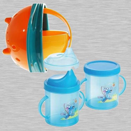 Exclusive Non Spill Feeding Gyro Bowl and Sipper Cup Combo