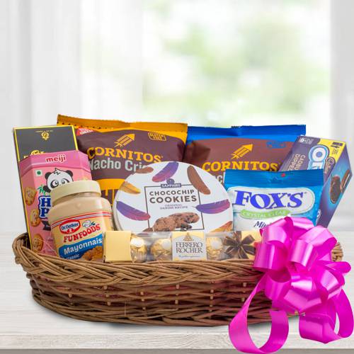 Gourmet Gifts Basket to India, Low Cost, Free Delivery