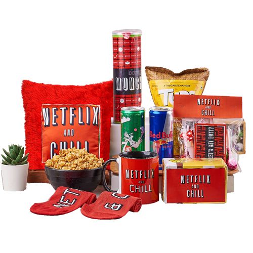 Amazing Netflix  N  Chill Theme Gift Hamper