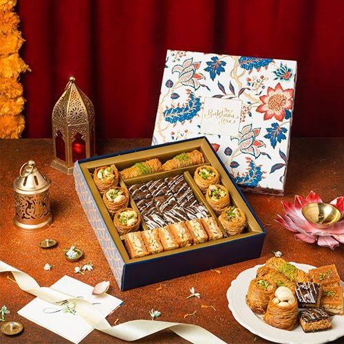 Diwali Bliss  A Gift of Exquisite Kunafa Baklava