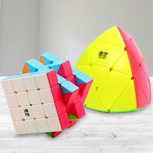 Marvelous Stickerless High Speed Cube N Pyramid Puzzle