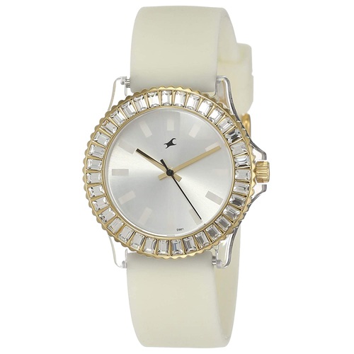 Stylish Fastrack Hip Hop Analog White Dial Womens Watch